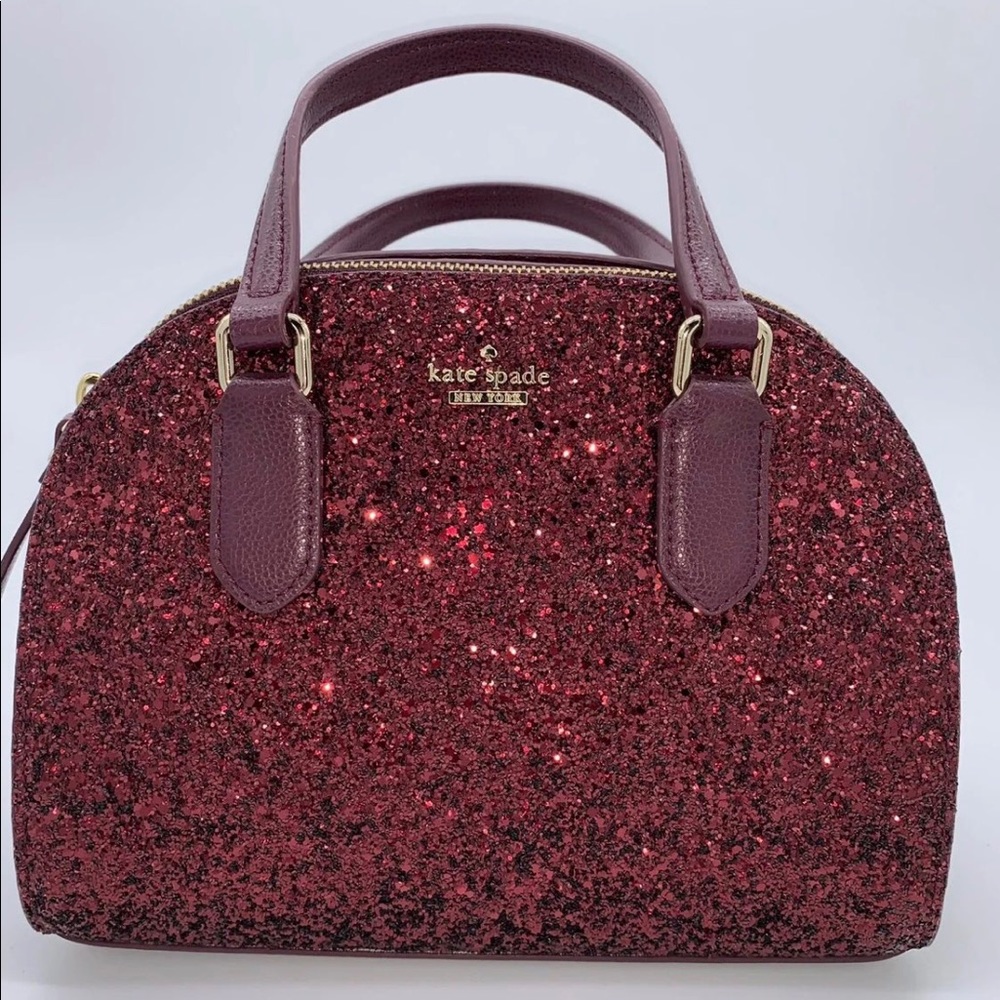 ❤️ NWT Kate Spade Glitter Crossbody Satchel - Picture 2 of 8